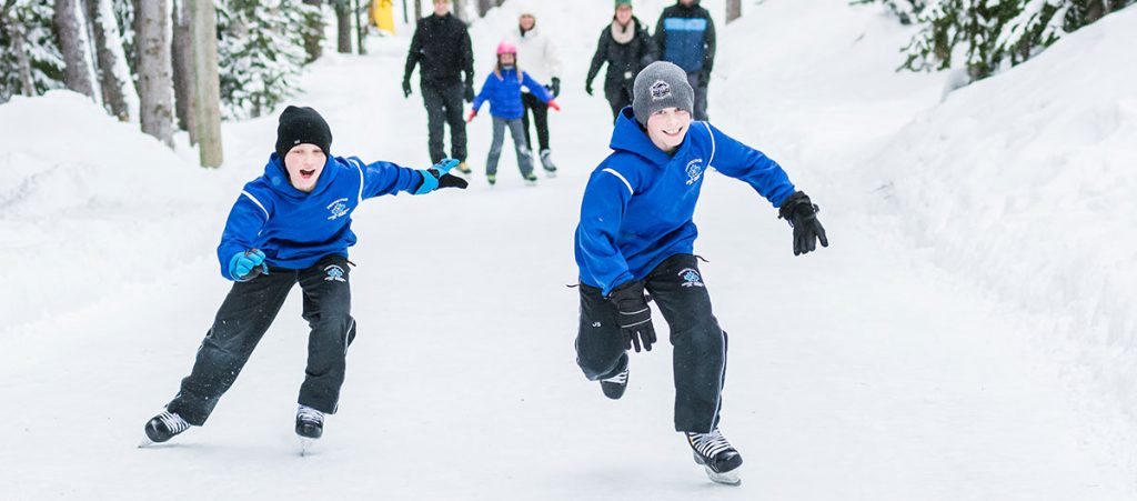 ice skating