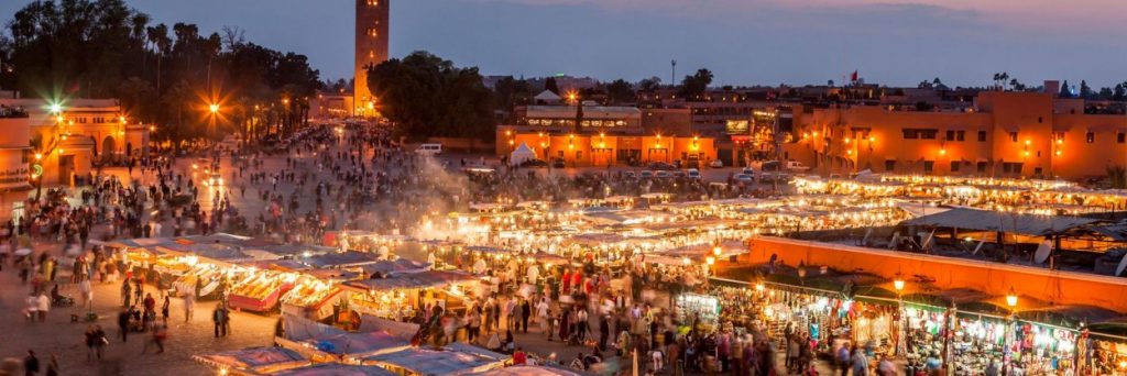 Ini Pasar Tersohor Marrakesh di Maroko